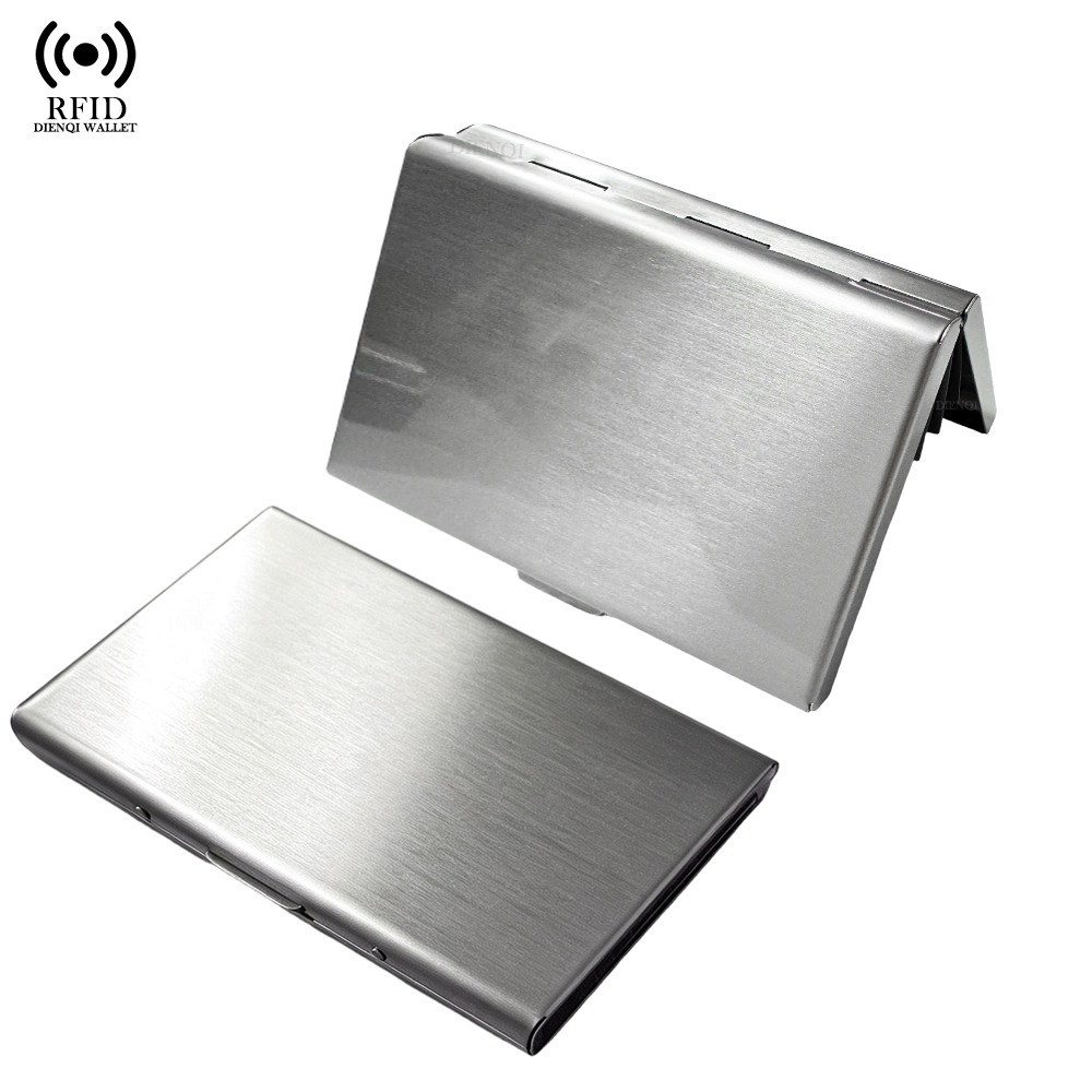 Card Top Loader - RFID ビジネスカードホルダー カードウォレット アルミニウムメタル クレジットカードホルダーケース 大容量