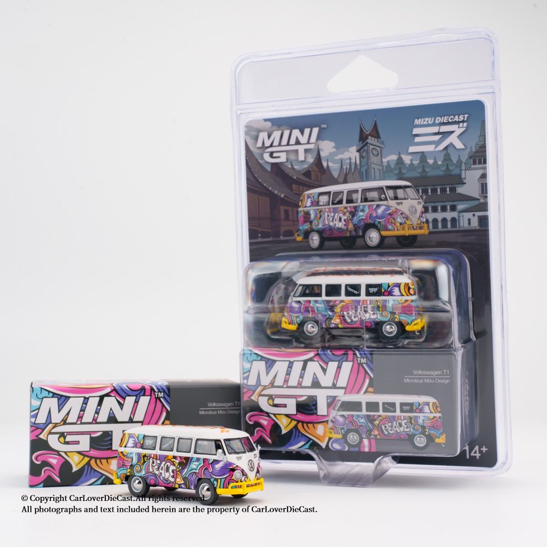 MINIGT 1:64 フォルクスワーゲン T1 マイクロバ - Die Cast Car 1 64 のレビューと価格