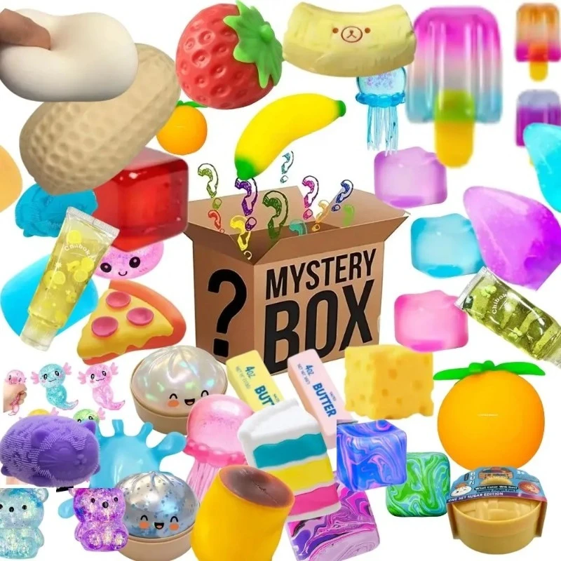 100個以上入りサプライズボックス、アソートノベルティスクイ - Mystery Box Blind Bag のレビューと価格