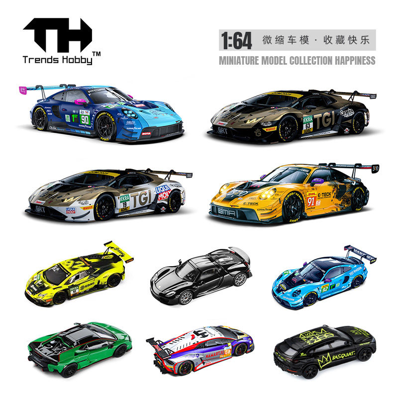 TH 1/64 ポルシェ 911 GT3 R ルマン24時間 - Die Cast Car 1 64 のレビューと価格