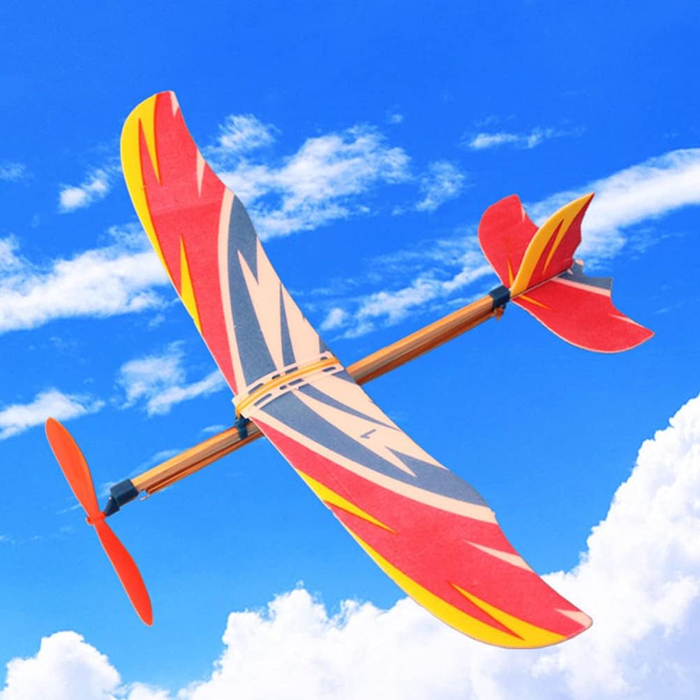 10 個の飛行機モデルゴムバンド動力グライダー飛行機爆撃機飛 - Model Airplane Plastic のレビューと価格
